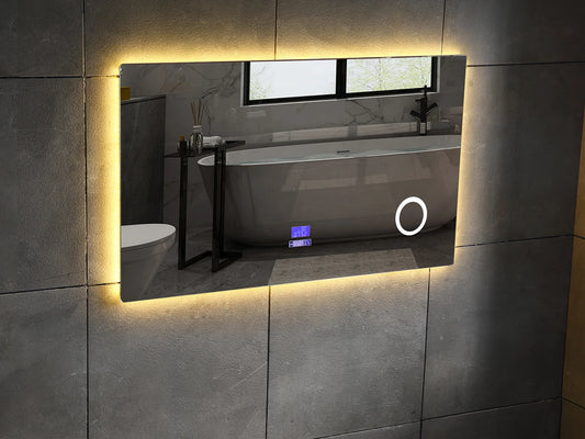 LED Bathroom Mirror - Bluetooth - Lorenzo 100x70cm