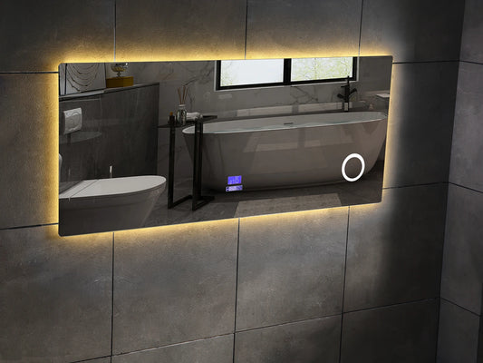 LED Bathroom Mirror - Bluetooth - Lorenzo 140x70cm
