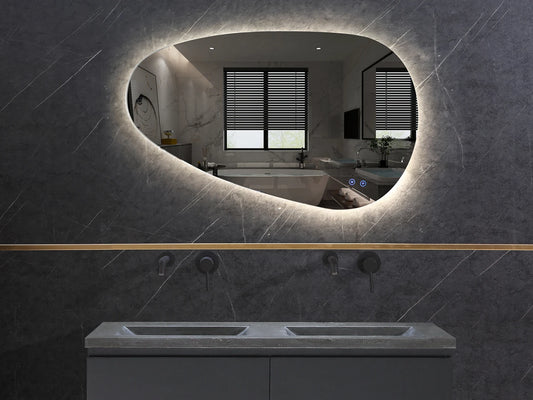 LED Bathroom Mirror - Horizontal or vertical - Darla 100x60cm