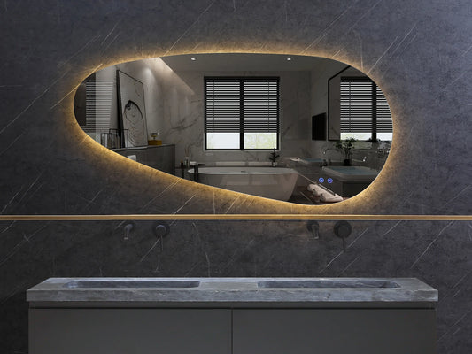 LED Bathroom Mirror - Horizontal or vertical - Darla 140x65cm