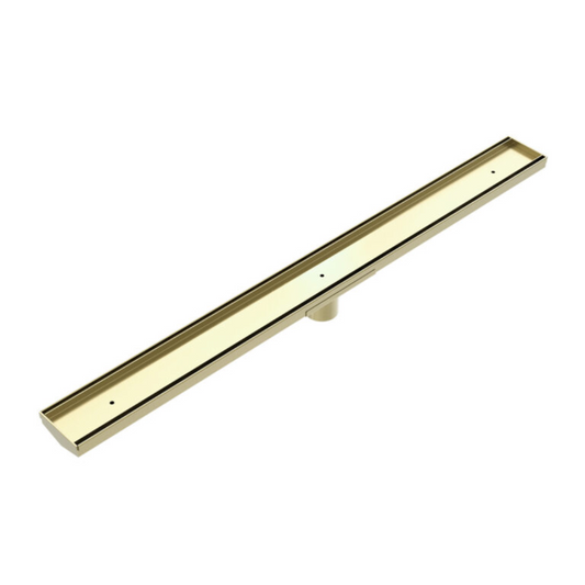 Douchedrain Capri – 900 mm – Tile grid – Brushed Gold