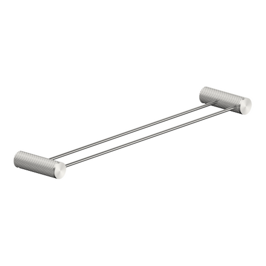 Double Towel Rack Valencia - Brushed nickel