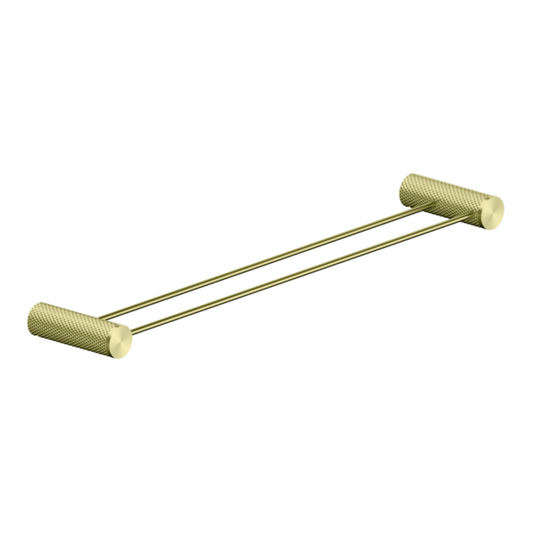 Double Towel Rack Valencia - Brushed Gold