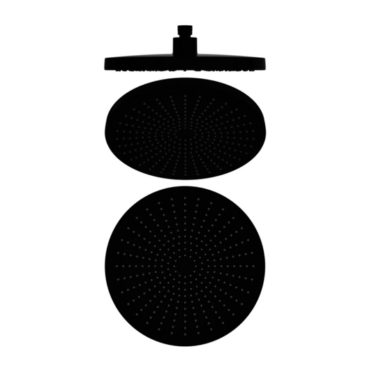 Shower head Valencia – Matte black - 250mm