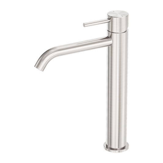 High basin tap Capri - 1-hole - Brushed nickel