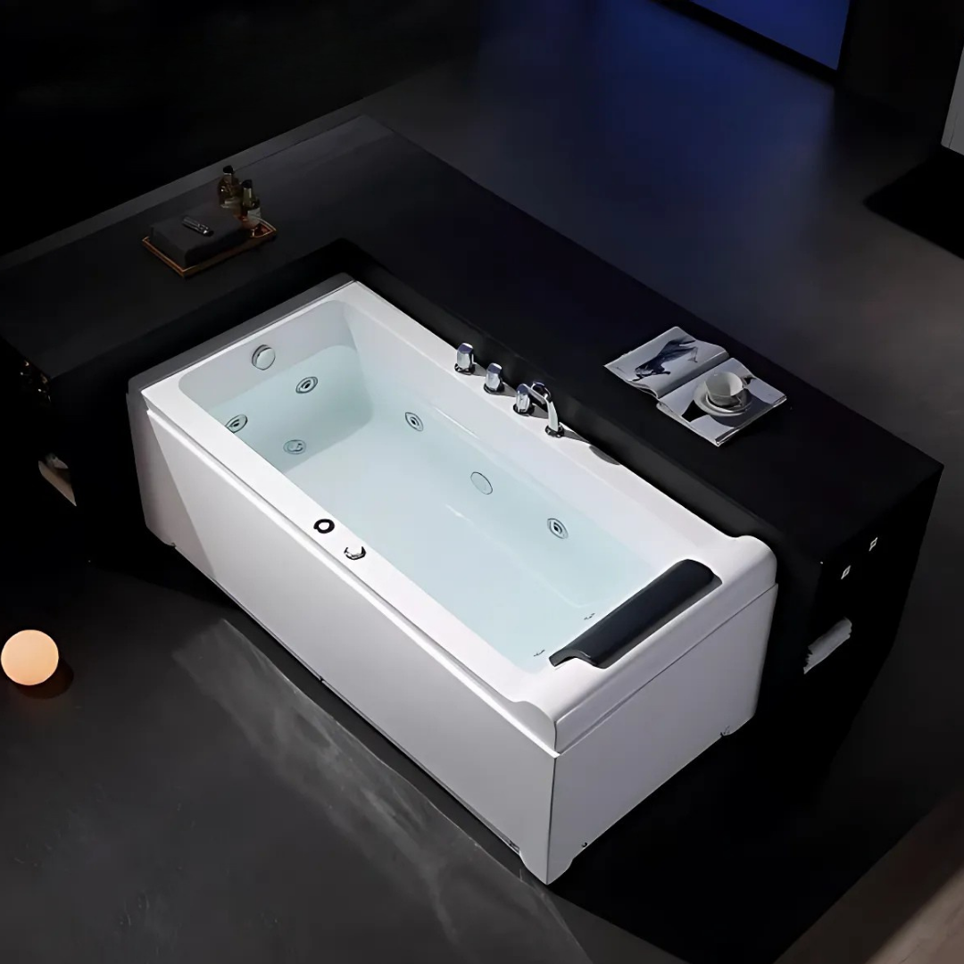 Construction Massage Bath – Vienna – Gloss White – 170x78x64 cm
