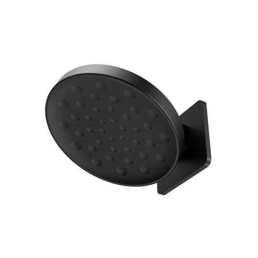 Shower head Sorrento - With wall mounting - Matte black - 300mm