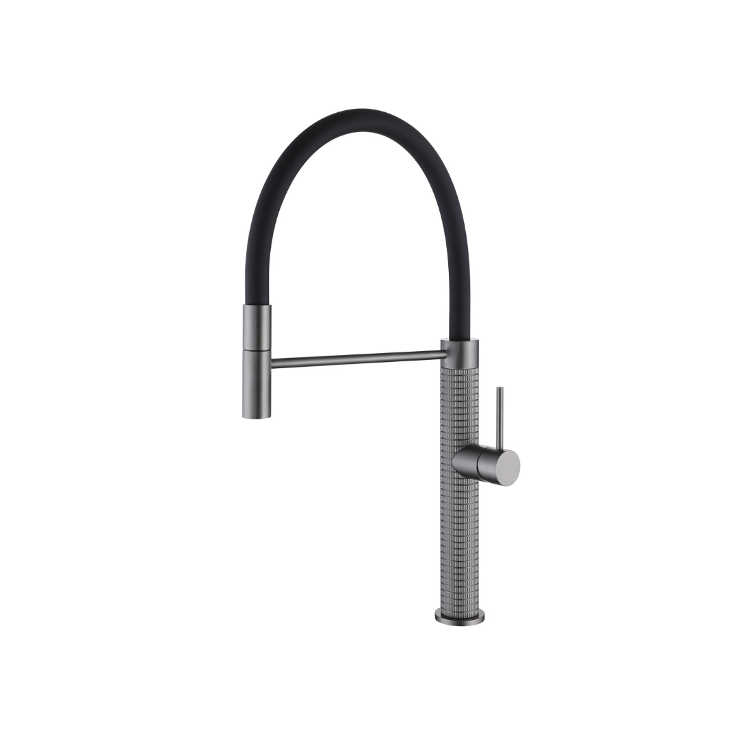 Semi-professional Kitchen Faucet Angelica – Pull-Out Spout – Gunmetal Grey
