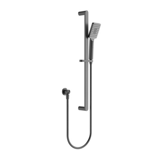 Hand shower with sliding bar Portofino – Gun metal grey
