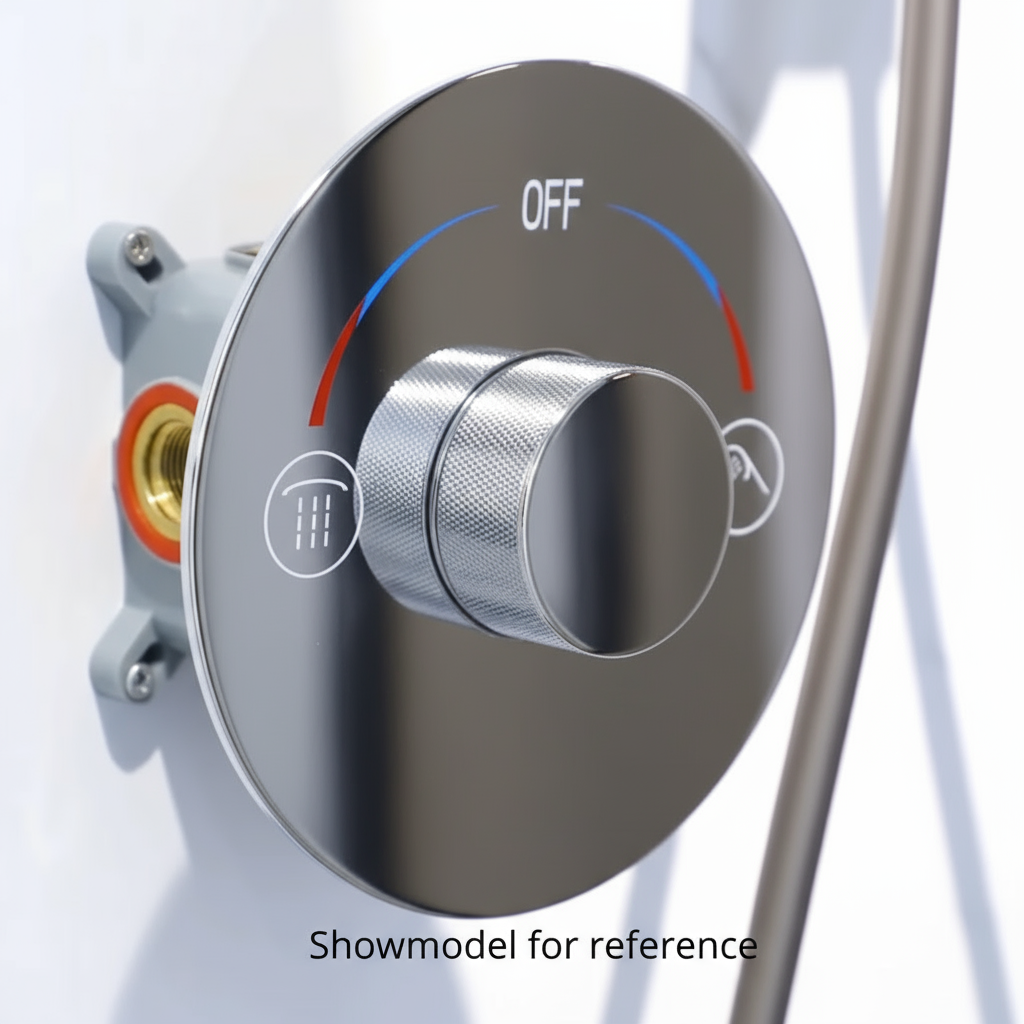 Built-in Rain Shower Set Amalia - Chrome