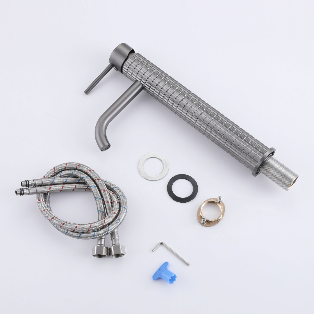 Hoge vaskekran Angelica - Gunmetal grey