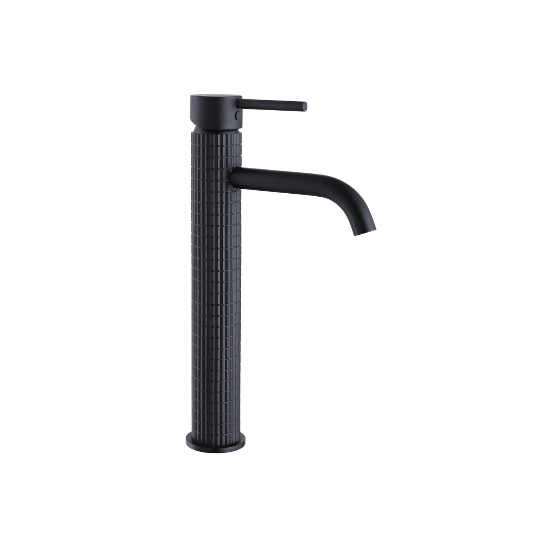 High washbasin faucet Angelica - Matte black