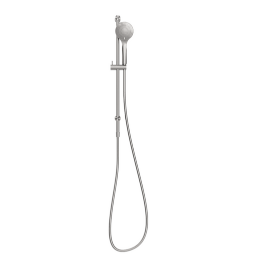 Hand shower with sliding bar - Valencia - Air shower - Brushed nickel