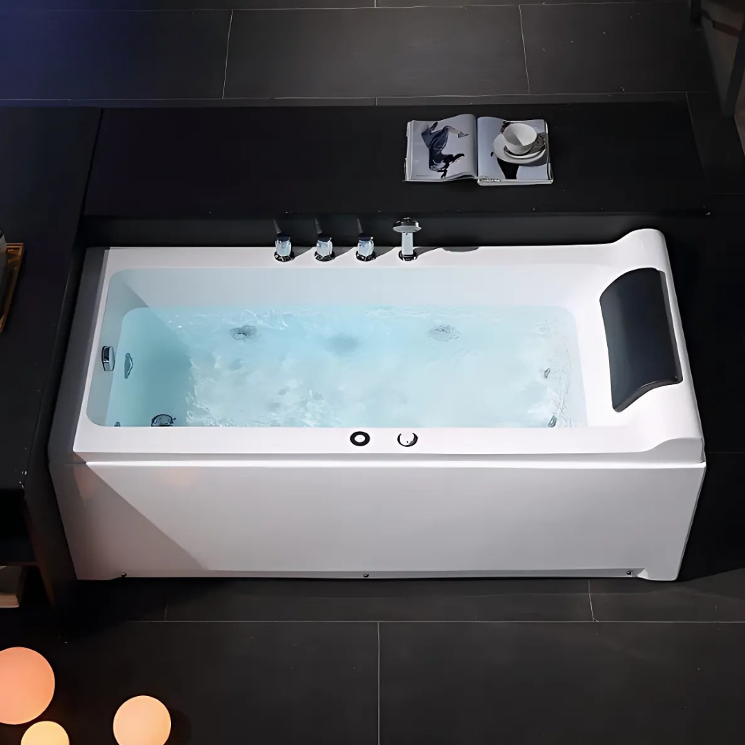 Construction Massage Bath – Vienna – Gloss White – 170x78x64 cm