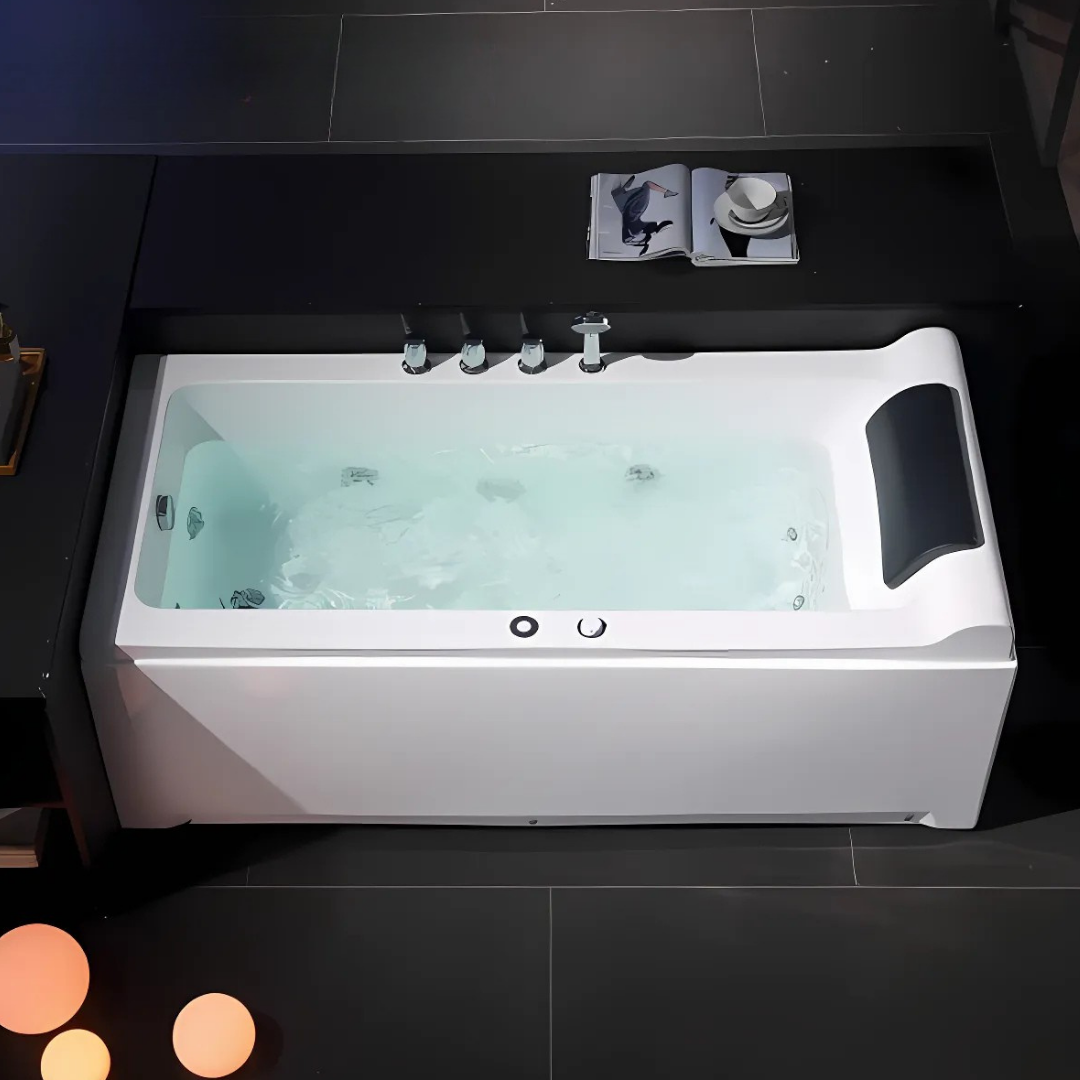 Construction Massage Bath – Vienna – Gloss White – 170x78x64 cm