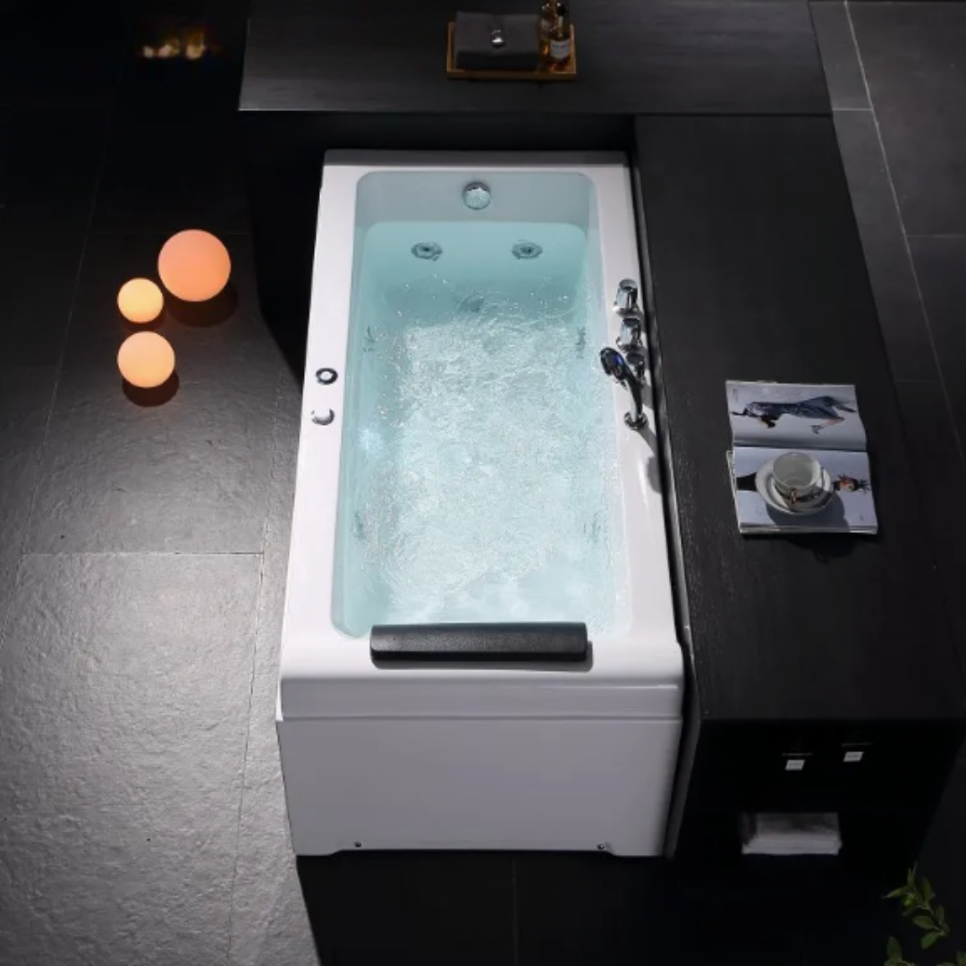 Construction Massage Bath – Vienna – Gloss White – 170x78x64 cm