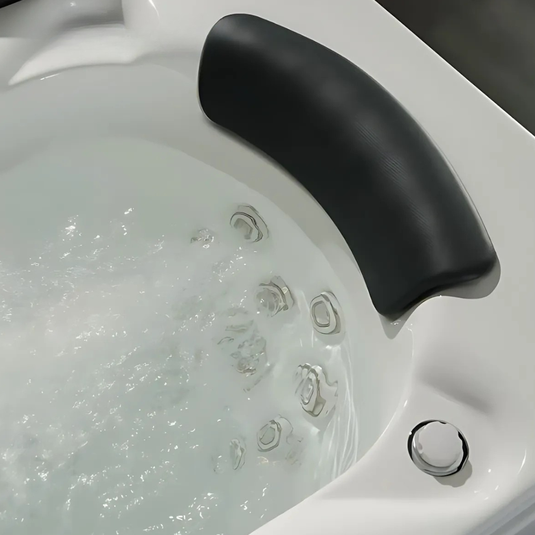 Opbygging Massasje bad – Montreal – Glans Hvit – 171x81x58 cm