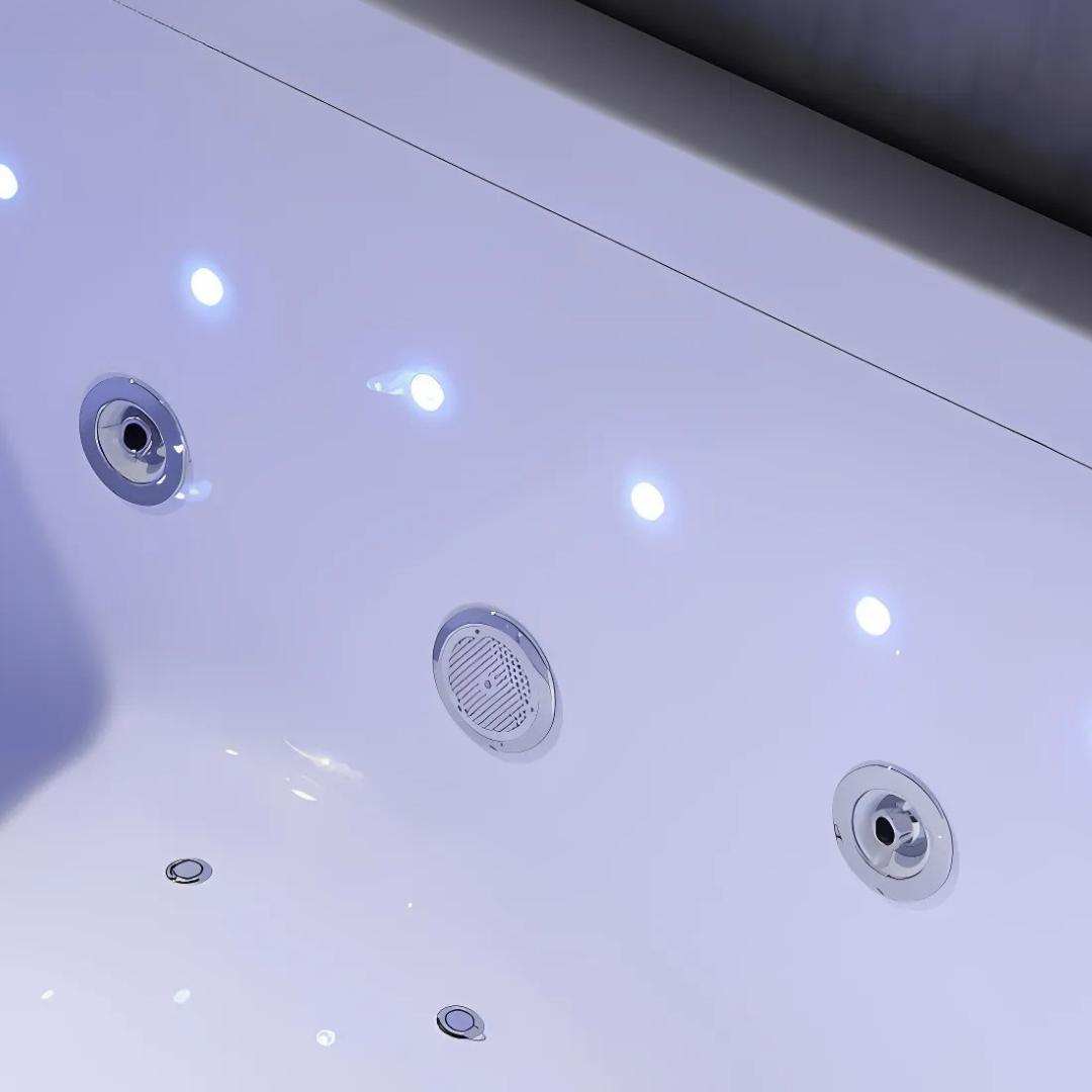 Construction Massage Bath – Isabella – Gloss White – 170x115x72 cm