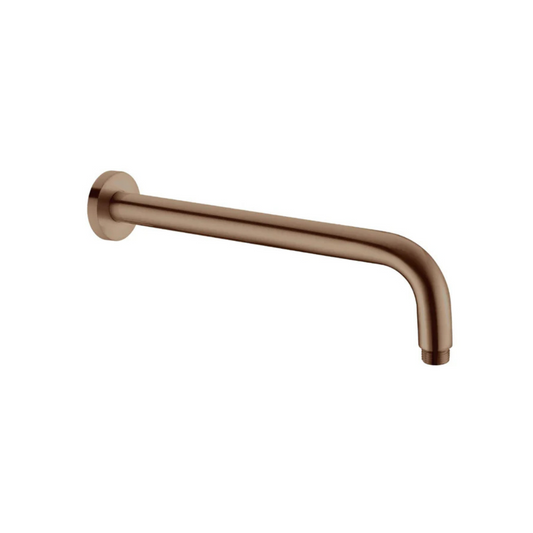 Bøyd veggarm Valencia - Børstet bronse - 337,5 mm