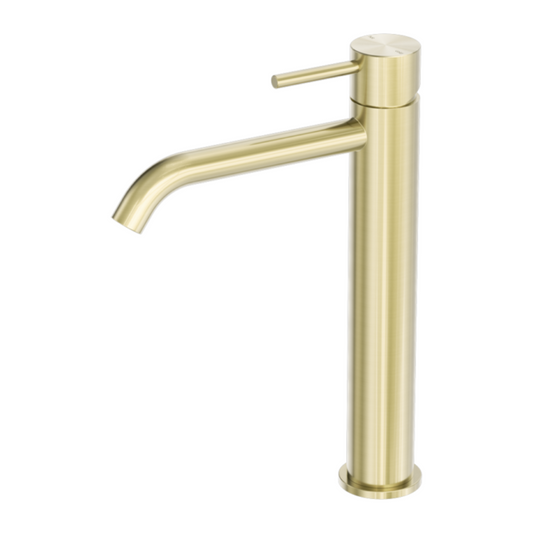 High basin tap Capri - 1-hole - Brushed gold