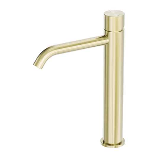 High basin tap Capri - No green - 1-hole - Brushed gold