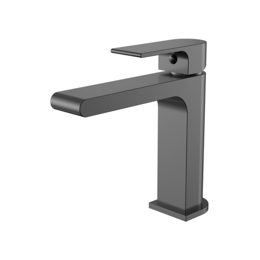 Opbygging av servantkran Portofino - 1-hulls - Gun metal grey