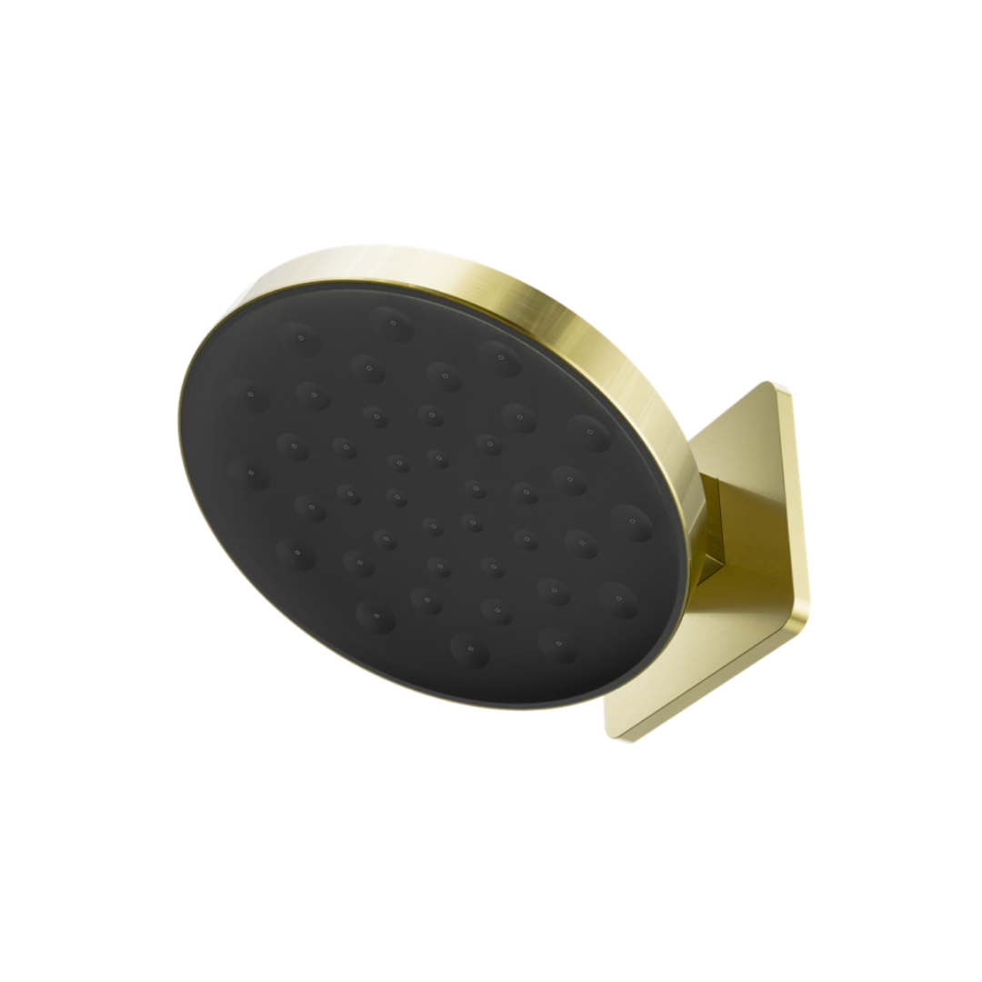 Regendouchekop Sorrento - With wall mounting - Brushed gold - 300mm
