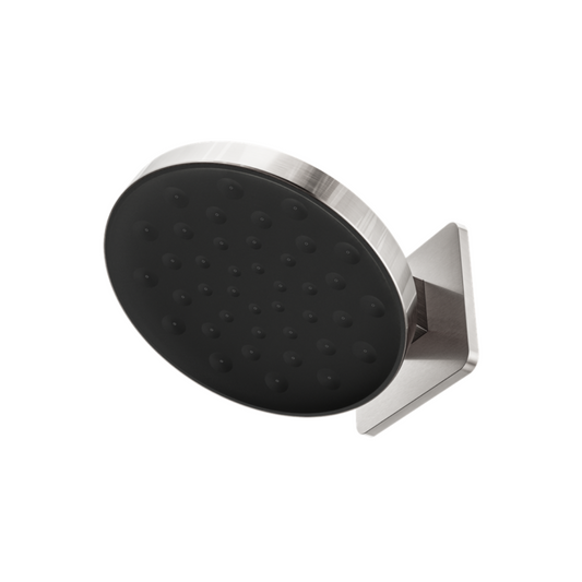 Shower head Sorrento - With wall mounting - Brushed nickel - 300mm