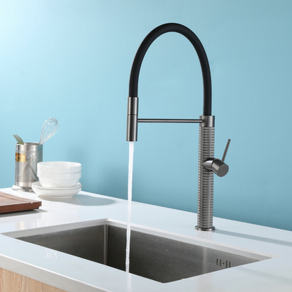 Semi-professional Kitchen Faucet Angelica – Pull-Out Spout – Gunmetal Grey