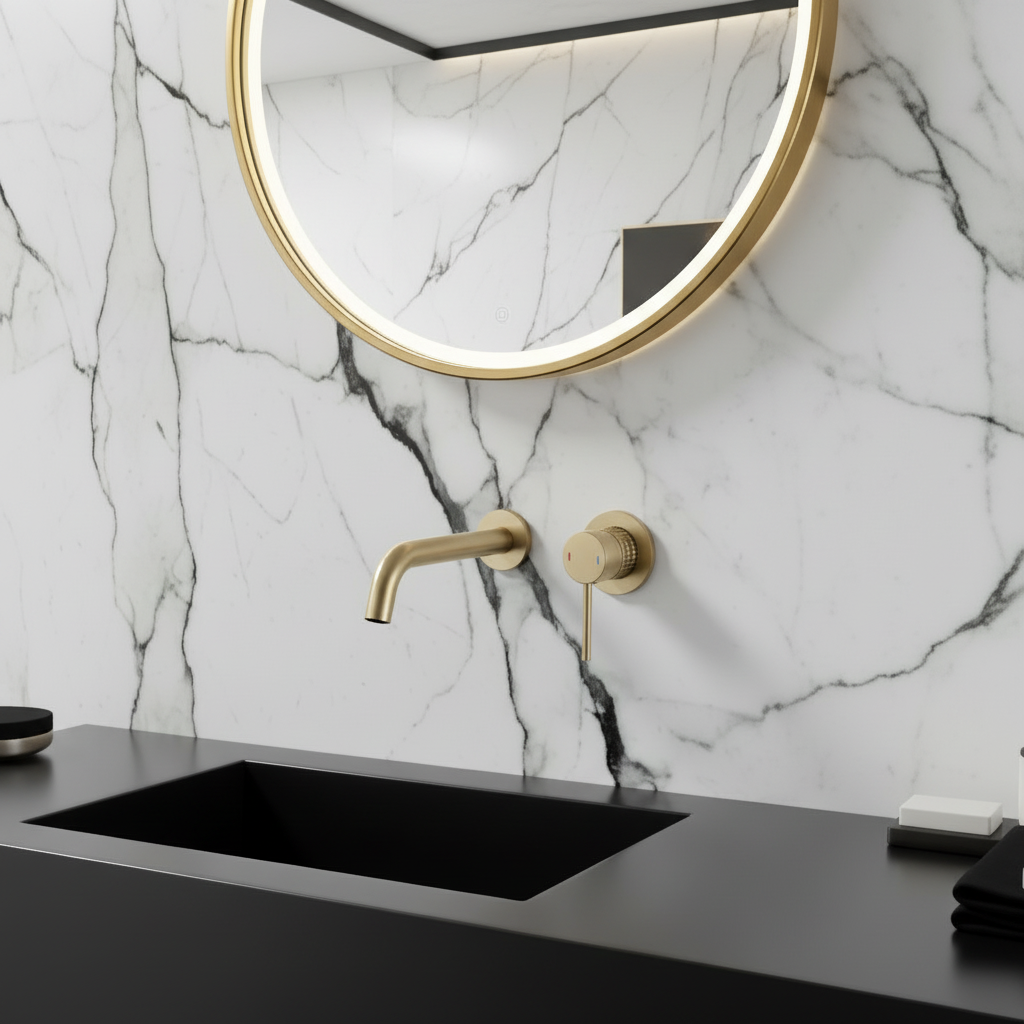 Built-in sink faucet Angelica - Brushed gold