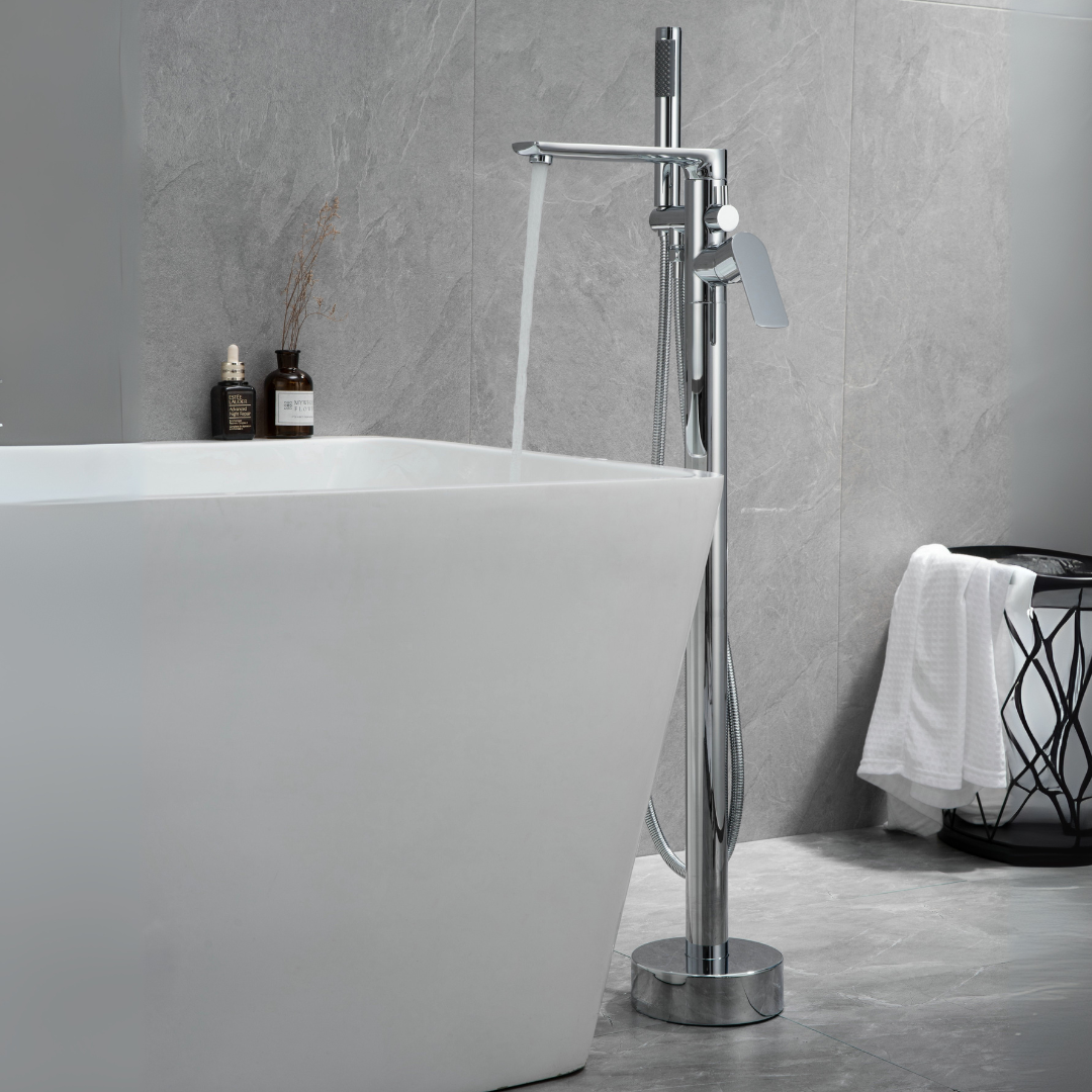 Freestanding bath faucet Emilia - Chrome