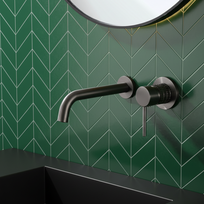 Inbyggingsvaskekran Angelica - Gunmetal grå