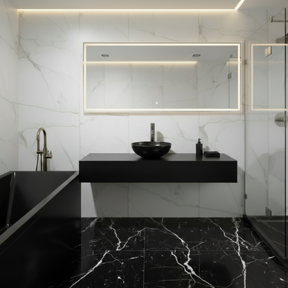 Hoge vaskekran Angelica - Gunmetal grey