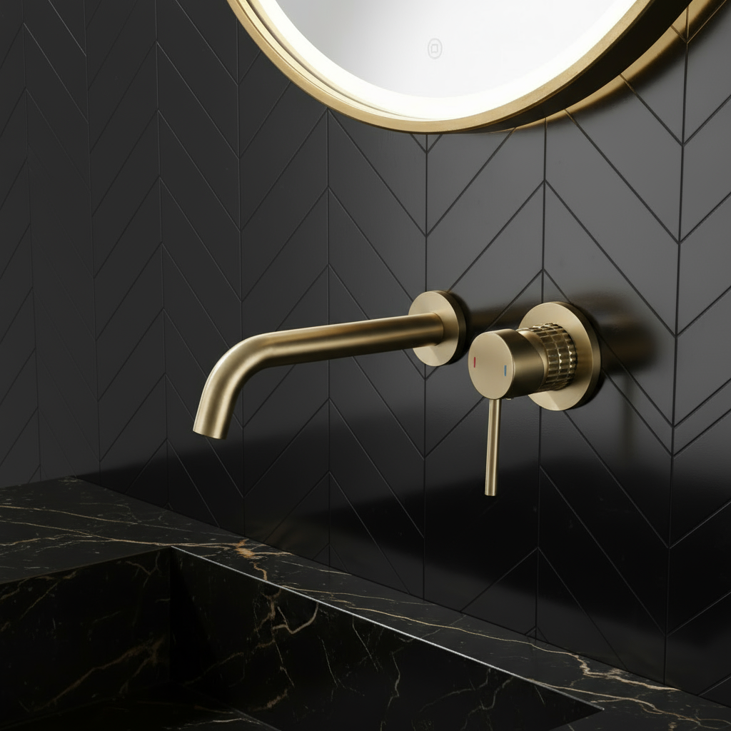 Built-in sink faucet Angelica - Brushed gold