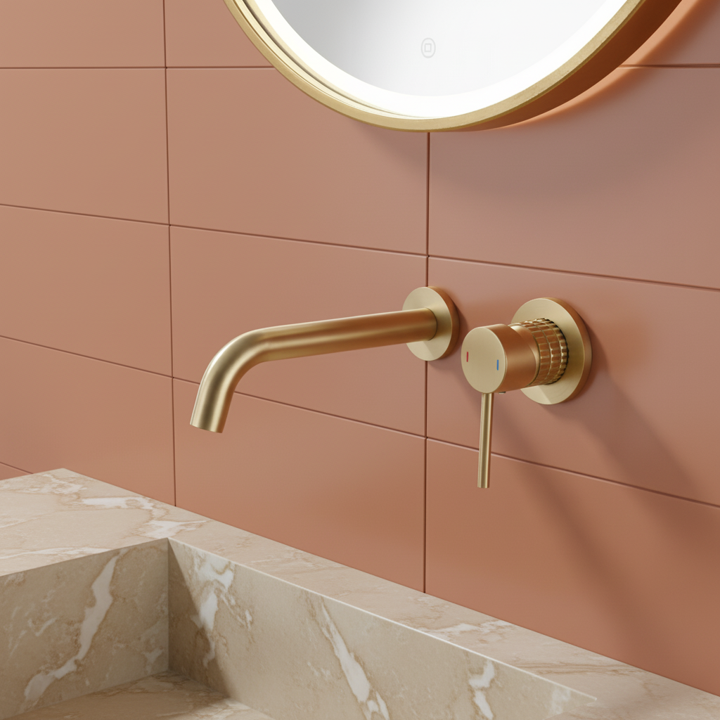 Built-in sink faucet Angelica - Brushed gold