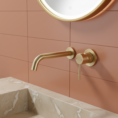 Built-in sink faucet Angelica - Brushed gold