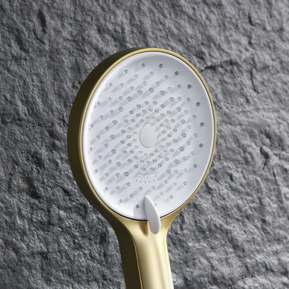 Thermostatic Shower Panel Marcelo – Digital Display - Brushed gold