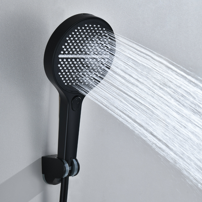 Freestanding Bath Faucet Lisandro – Waterfall Spout – Brushed nickel