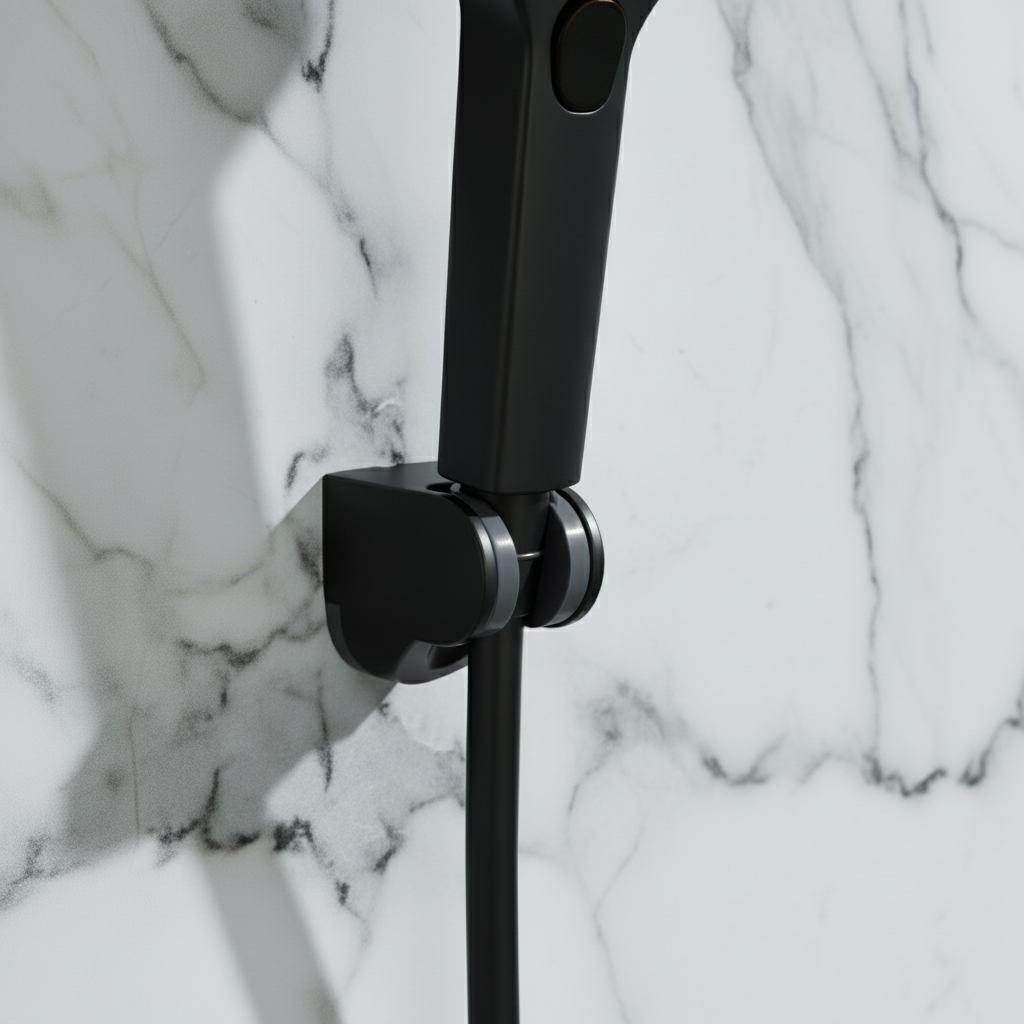 Thermostatic Shower Panel Marcelo – Digital Display - Matte black