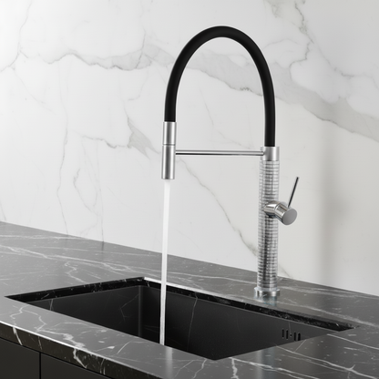 Semi-professional Kitchen Faucet Angelica – Pull-Out Spout – Gunmetal Grey
