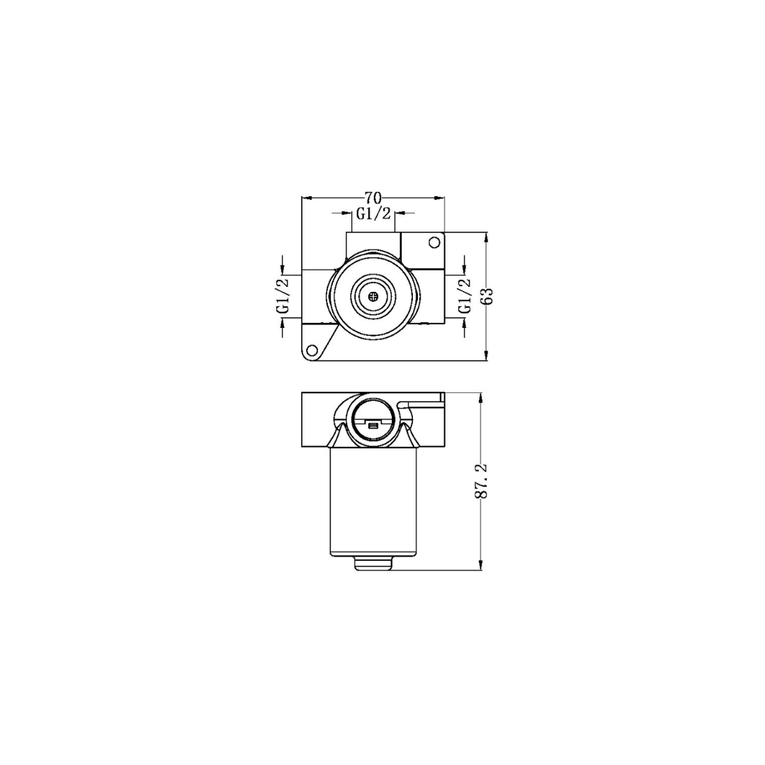Inbouw Mengkraan Valencia - 1-Gats - Graphite