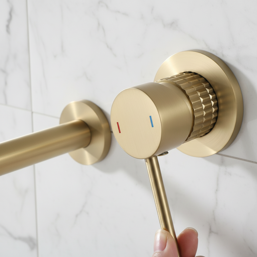 Built-in sink faucet Angelica - Brushed gold