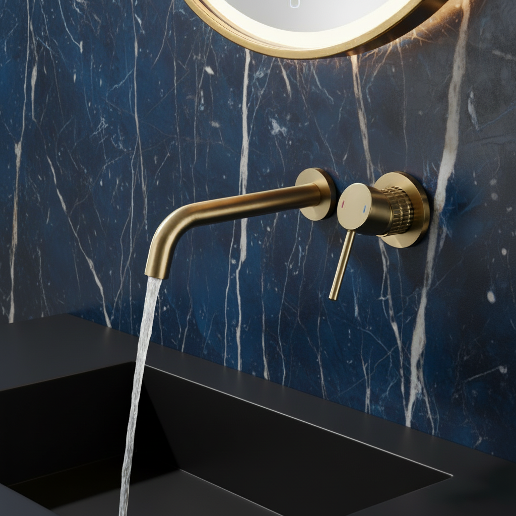 Built-in sink faucet Angelica - Brushed gold