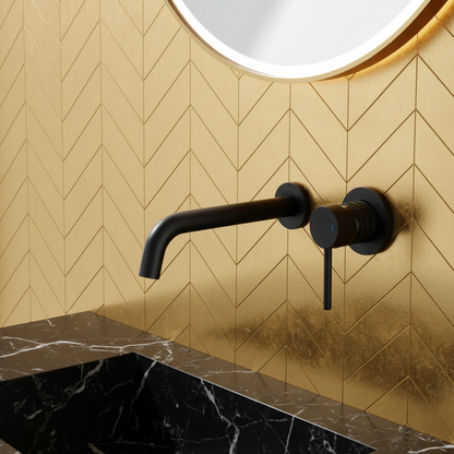 Inbyggingsvaskekran Angelica - Matt svart