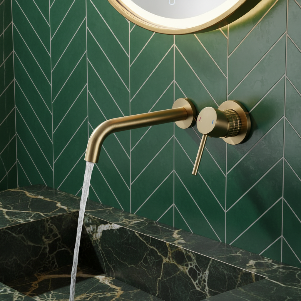 Built-in sink faucet Angelica - Brushed gold