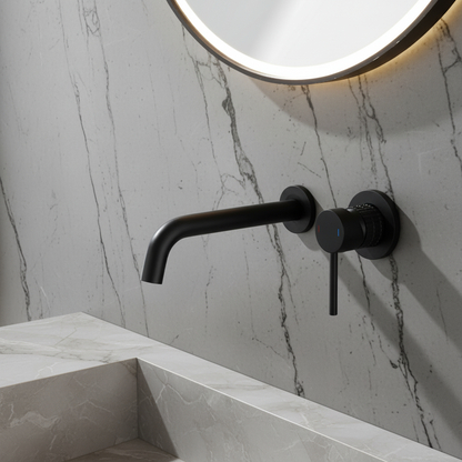 Inbyggingsvaskekran Angelica - Matt svart