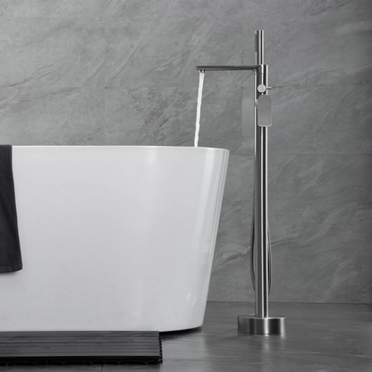 Freestanding bath faucet Emilia - Gunmetal grey