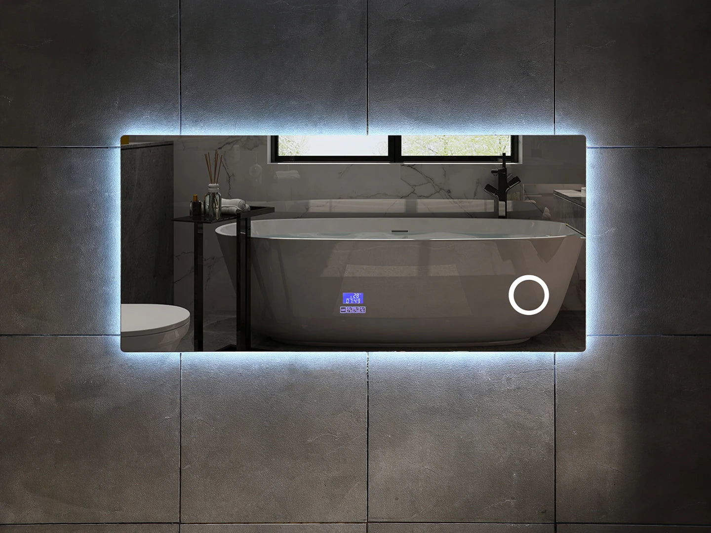 LED Badkamerspiegel - Bluetooth - Lorenzo 120x70cm
