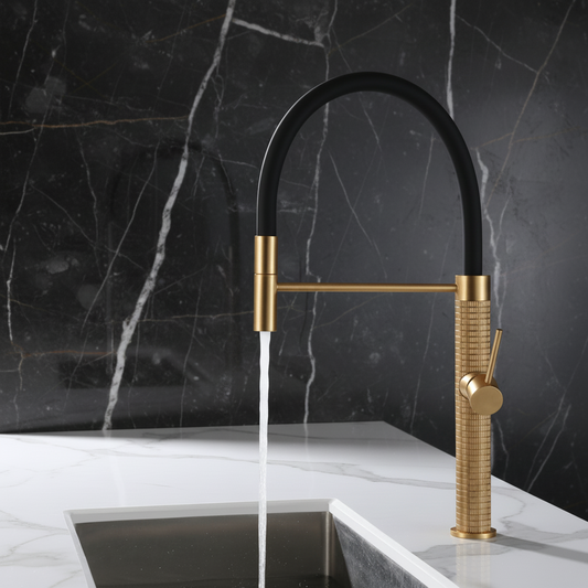 Semi-professional Kitchen Faucet Angelica – Pull-Out Spout – Gunmetal Grey