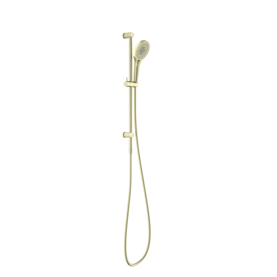 Handdouche met glijstang - Valencia – Air shower - Brushed gold